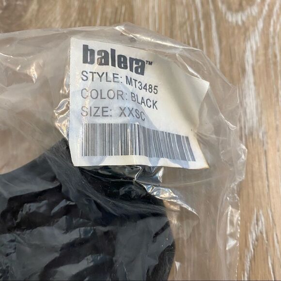 WEISSMAN Dance Costume spandex black stretch bootie shorts MT3485 XXSC 3/4years - Picture 5 of 8